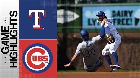 cubs vs rangers on bssw